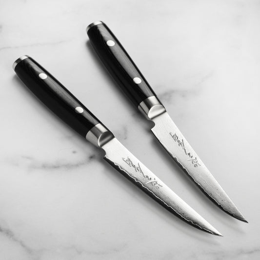 Yaxell Ran Plus 2 Piece Steak Knife Set