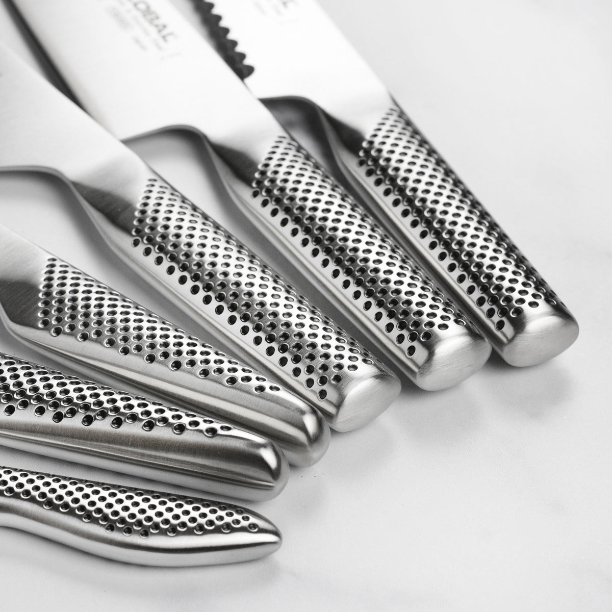 Global Akari 8 Piece Knife Block Set, Bamboo