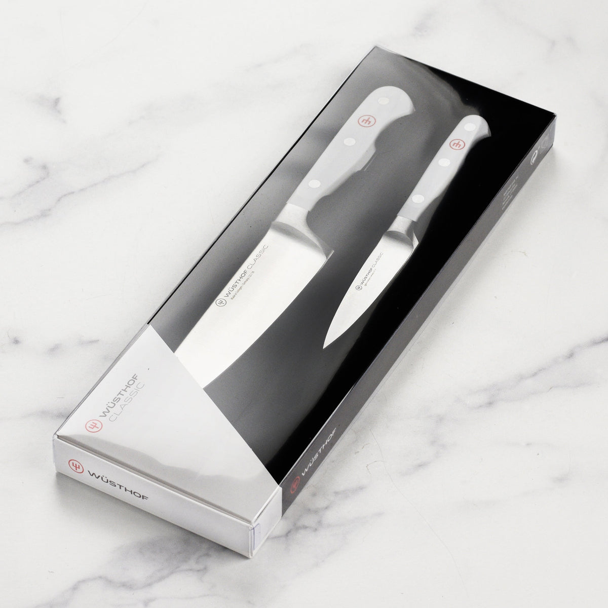 Wusthof Classic White 2 Piece Prep Knife Set