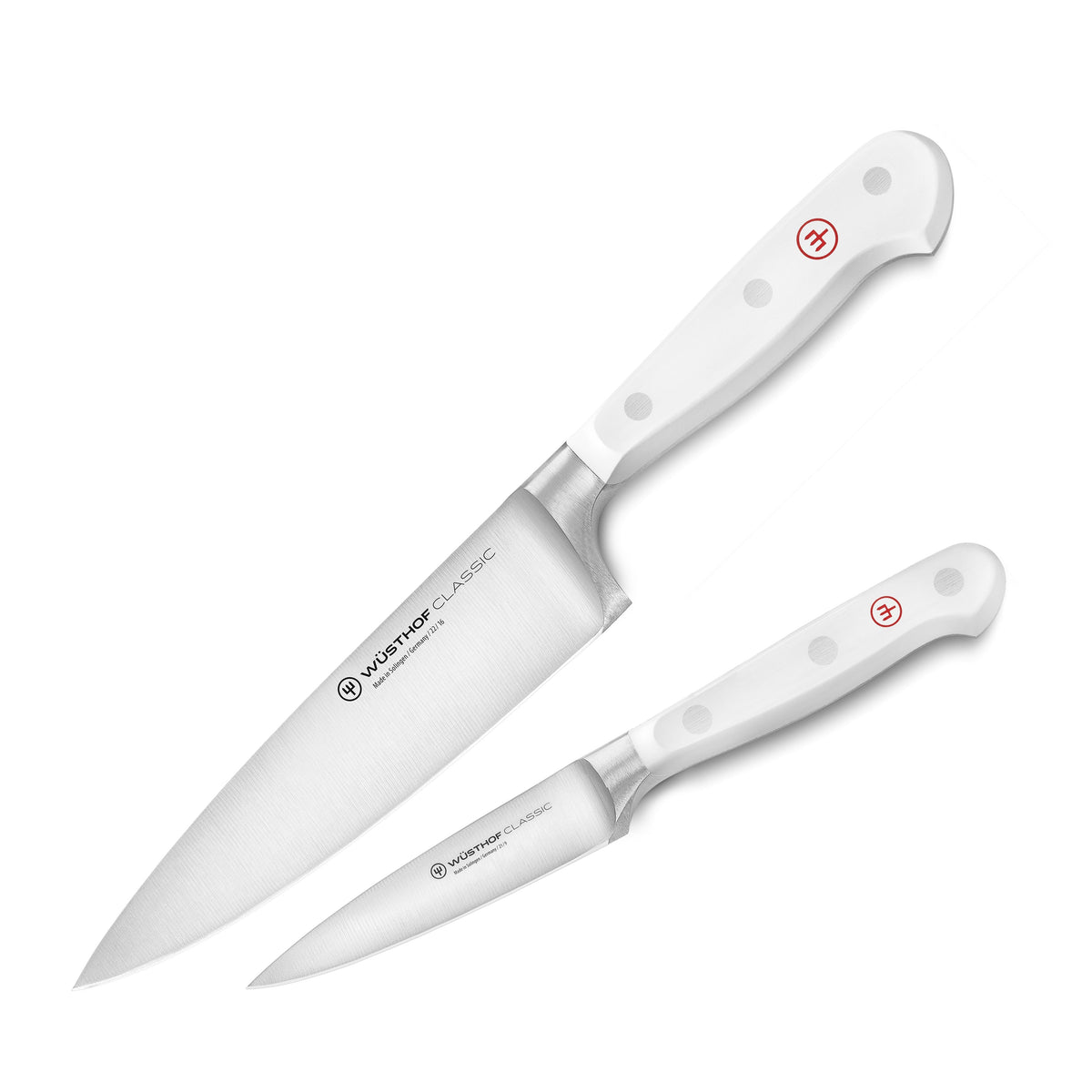 Wusthof Classic White 2 Piece Prep Knife Set