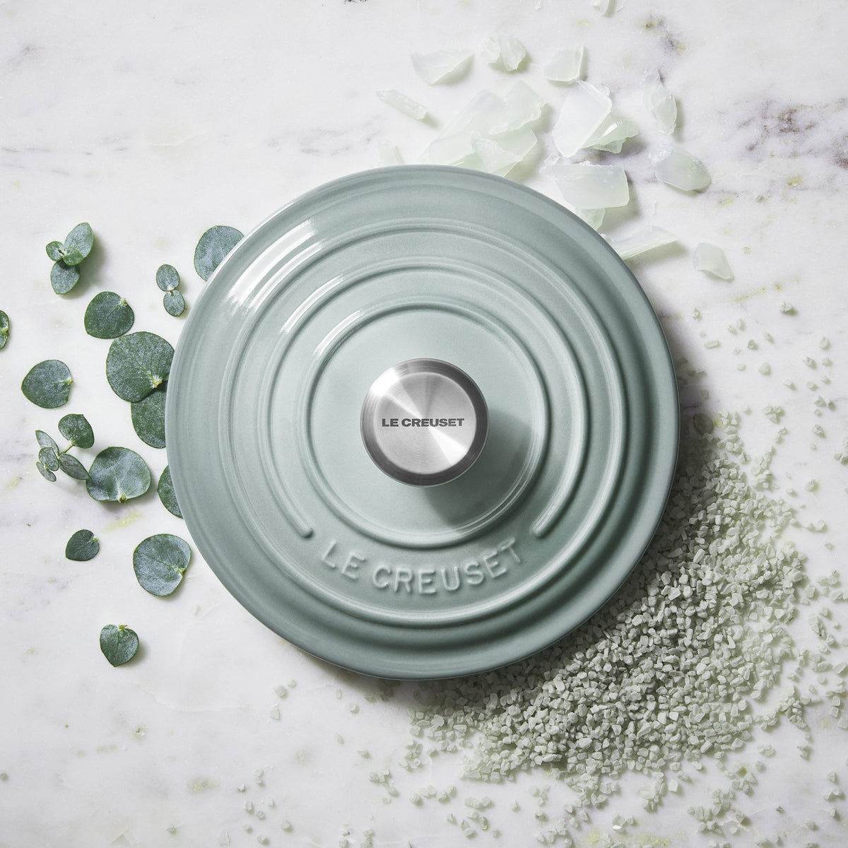 Le Creuset Signature Cast Iron 9-quart Sea Salt Round Dutch Oven