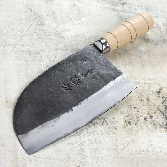 Sentan Forged Aogami #2 Kurouchi 7.5" Santoku Cleaver