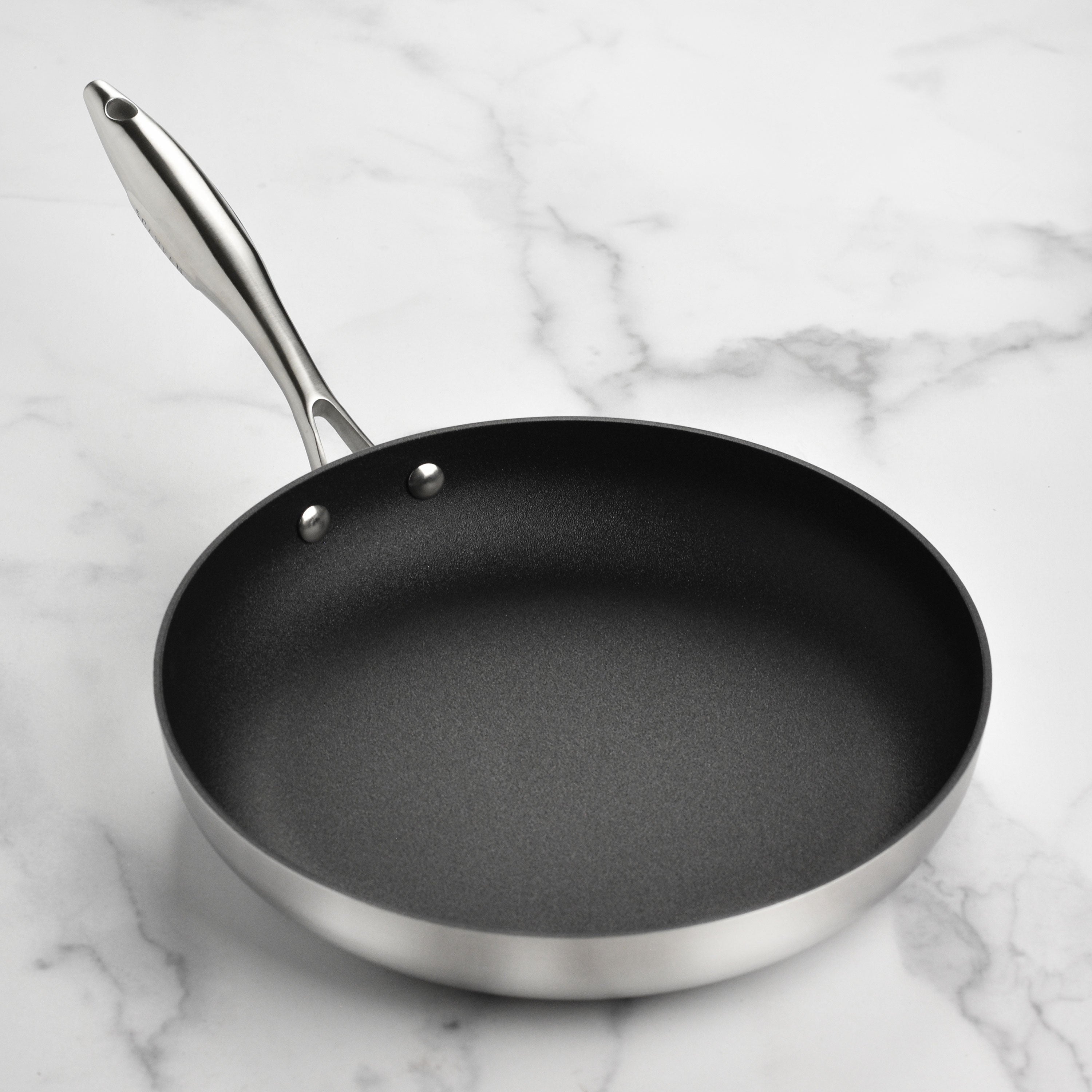 Scanpan CX+ 11" Stainless Steel Nonstick Fry Pan with Lid