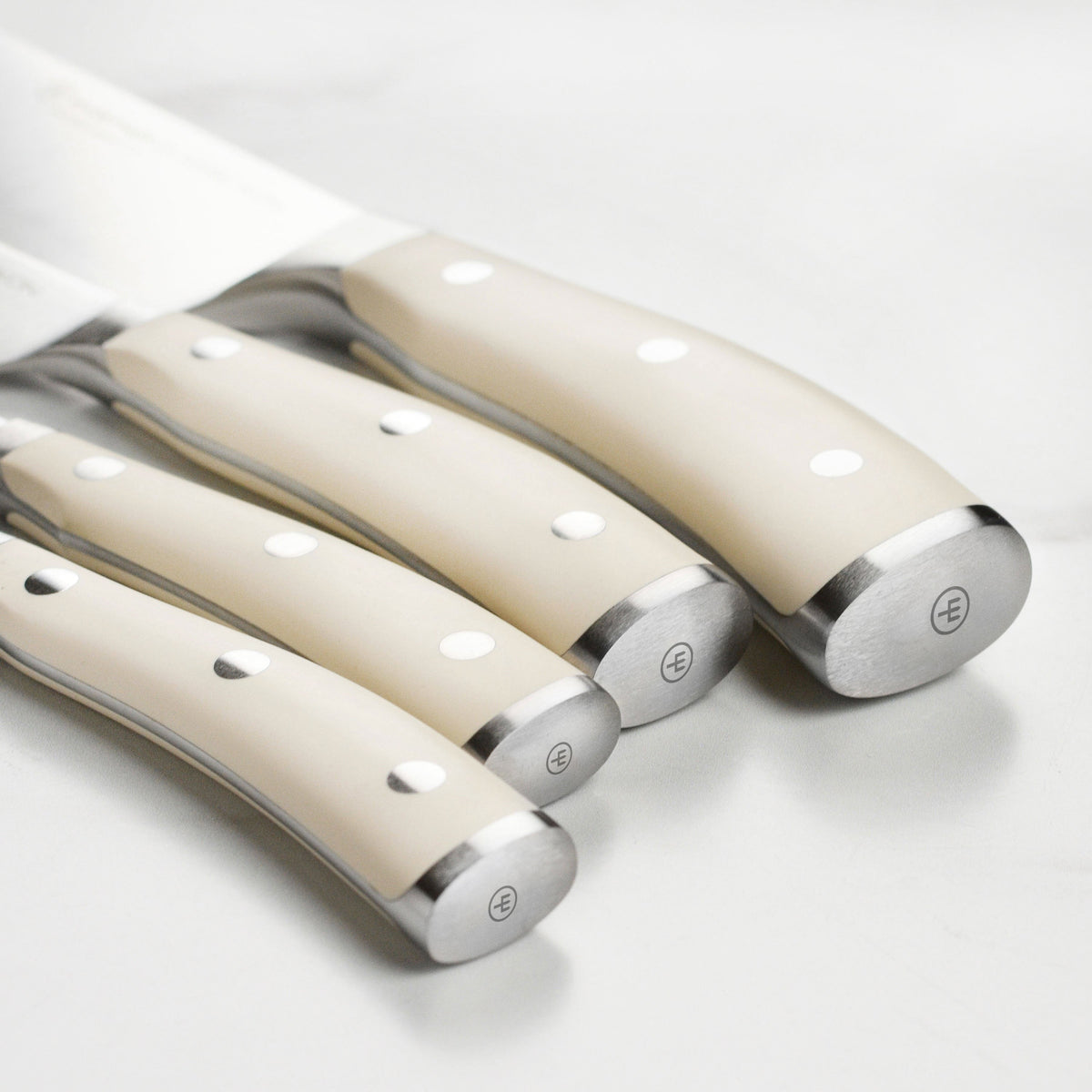 Wusthof Classic Ikon Creme 7 Piece Acacia Knife Block Set