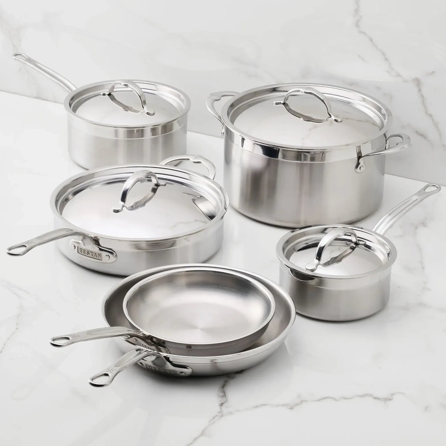 Hestan ProBond 10 Piece Stainless Steel Cookware Set