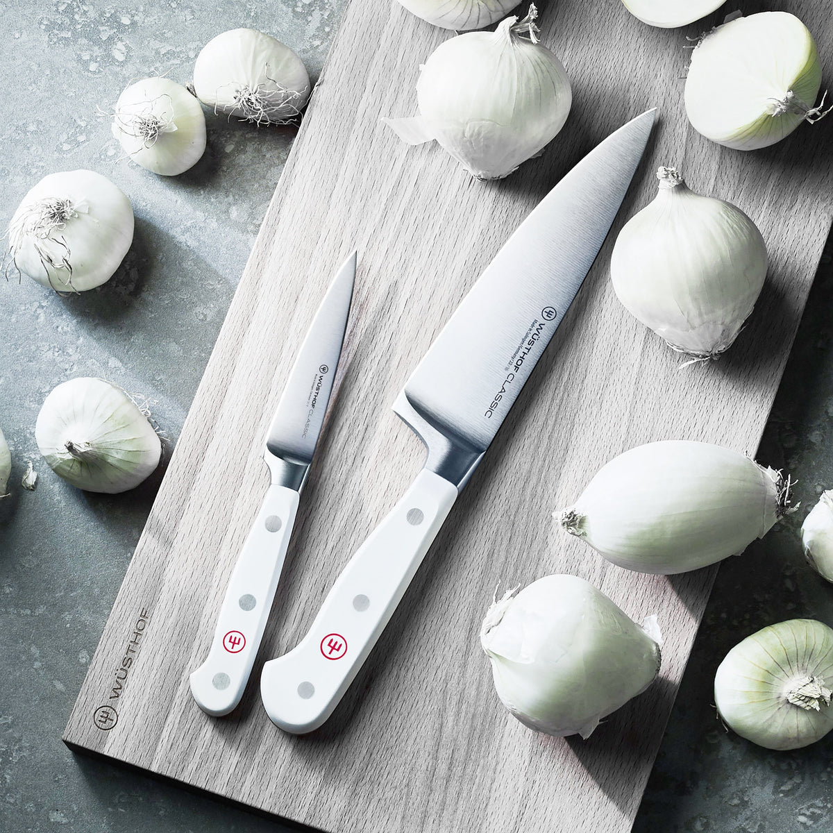 Wusthof Classic White 2 Piece Prep Knife Set