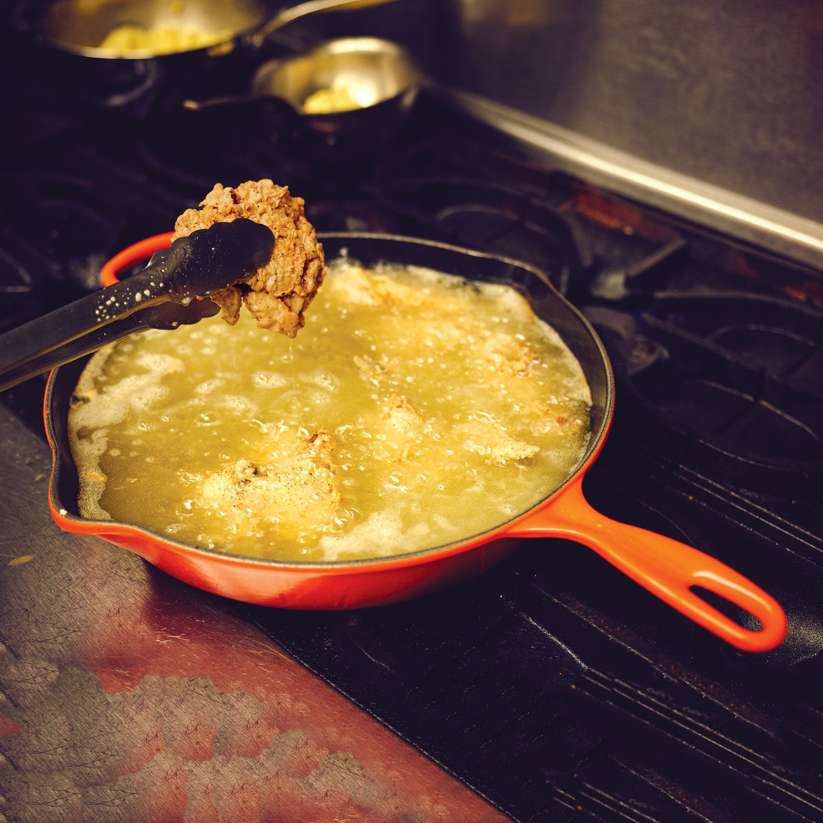 Le Creuset Signature Cast Iron 10.25" Flame Skillet
