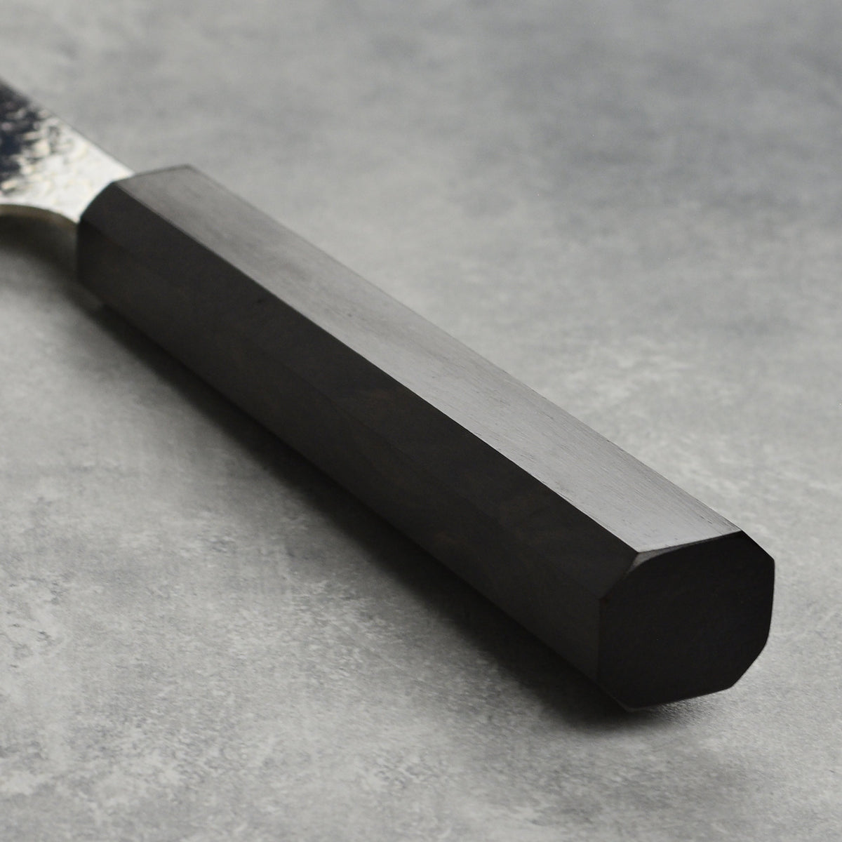 Saji Rainbow Damascus 6.5" Santoku, Ebony