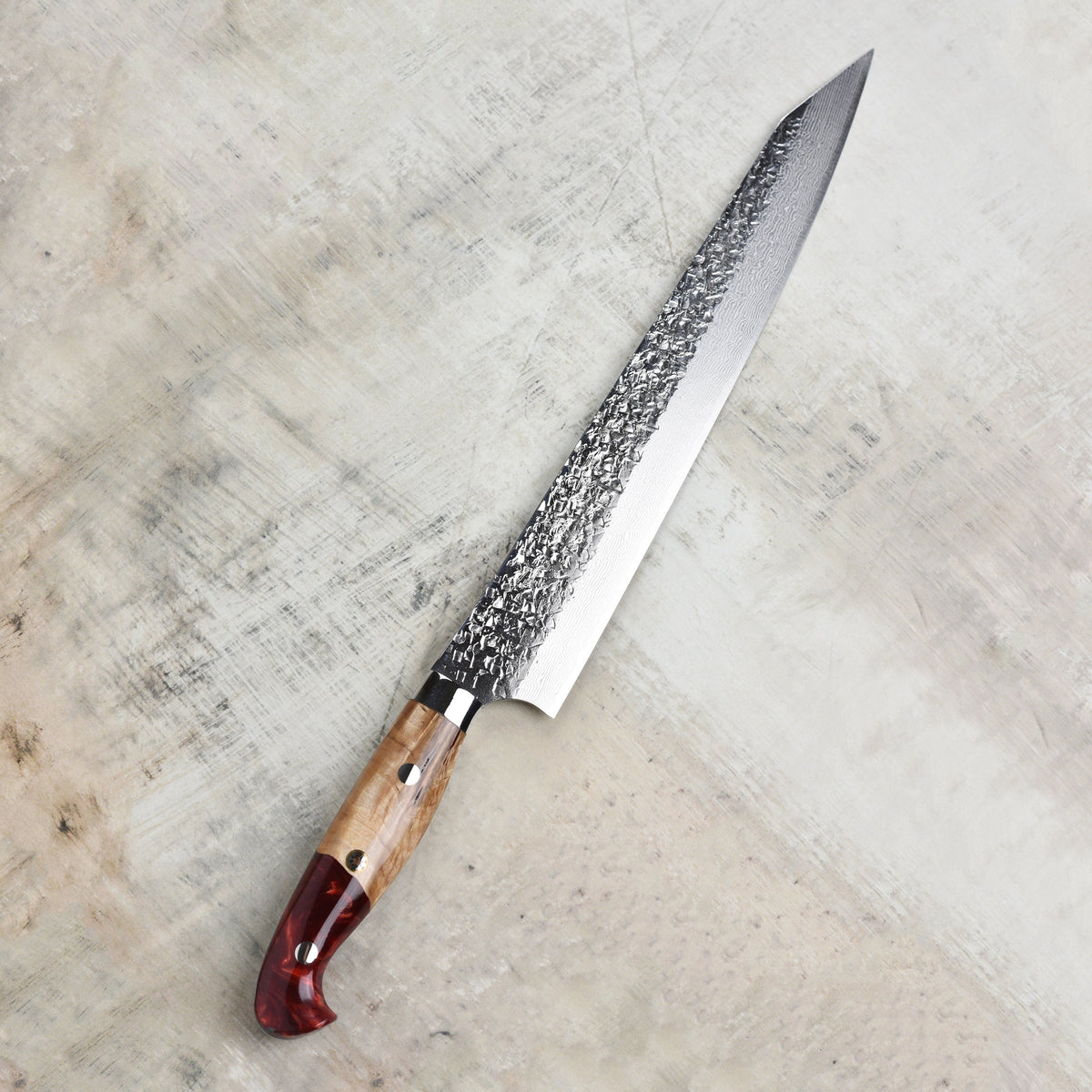 Kurosaki Shizuku Forged SG2 Damascus 10.6" Sujihiki with Saya