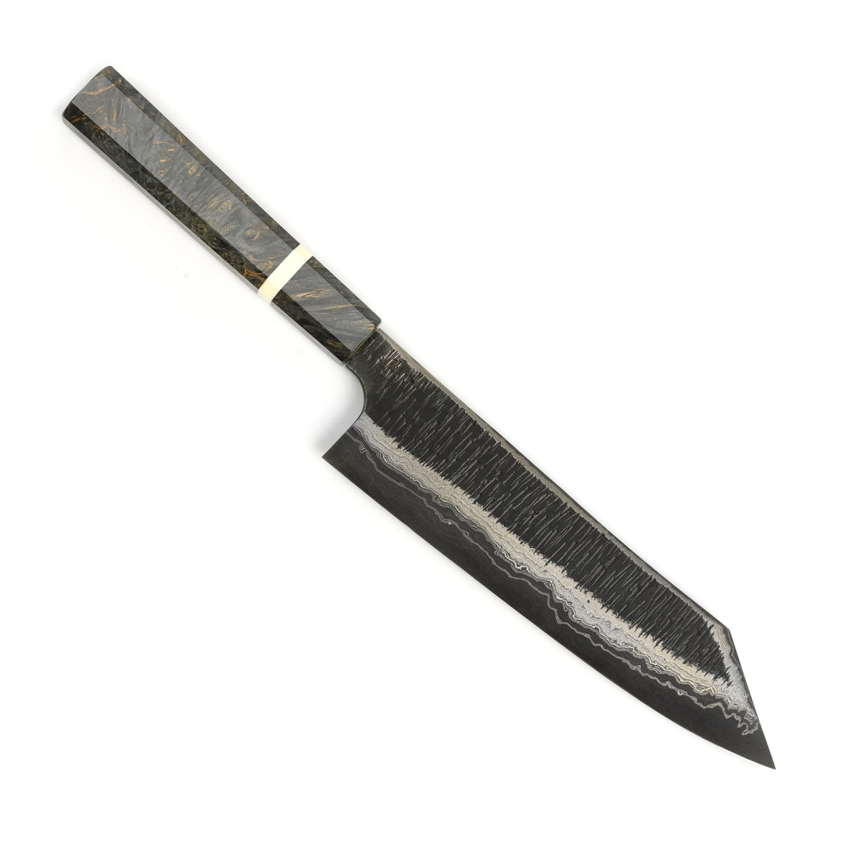 Hatsukokoro x Nigara Itadaki Coreless Damascus 8.25" Kiritsuke Gyuto