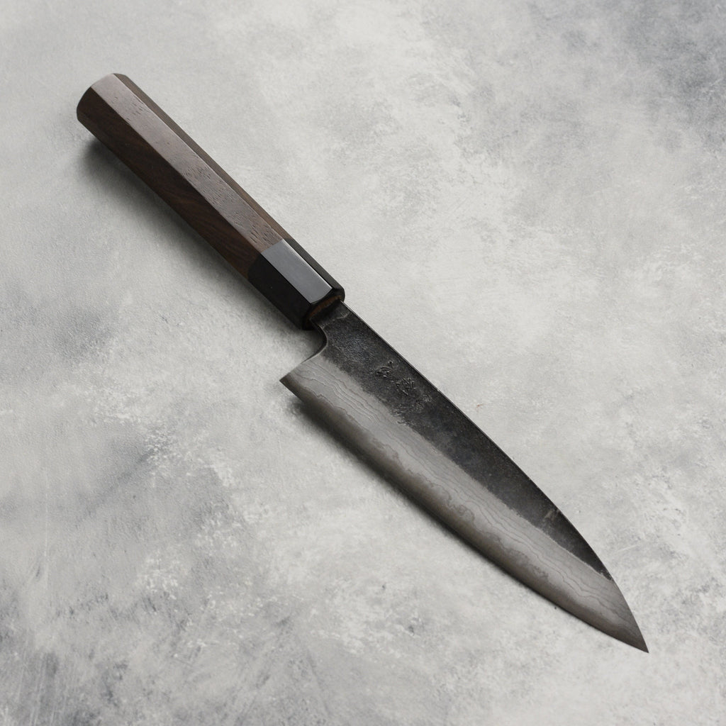 Hatsukokoro Kumokage Aogami Kurouchi Damascus 5.9" Petty