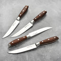 Messermeister Avanta Forged 4 Piece Steak Knife Set with Pakkawood Handles