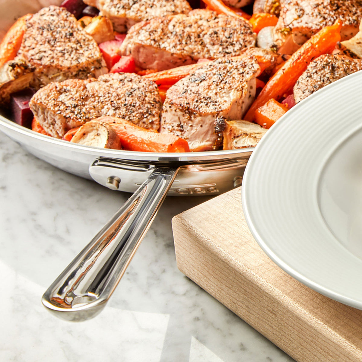 All-Clad d5 Brushed Stainless 12" Fry Pan