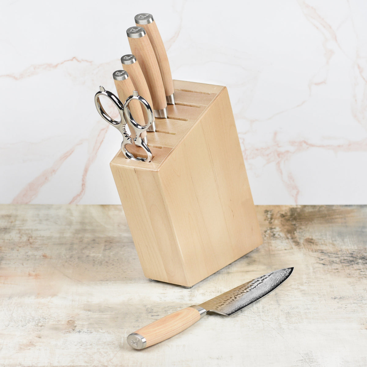 Enso Hizashi 7 Piece Slim Knife Block Set