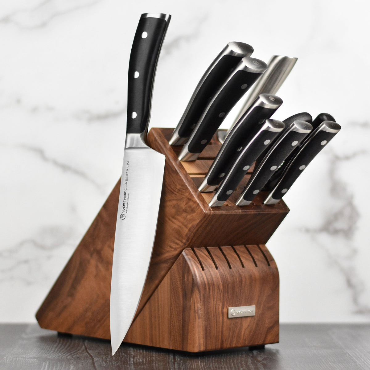 Wusthof 17 Slot Walnut Knife Block