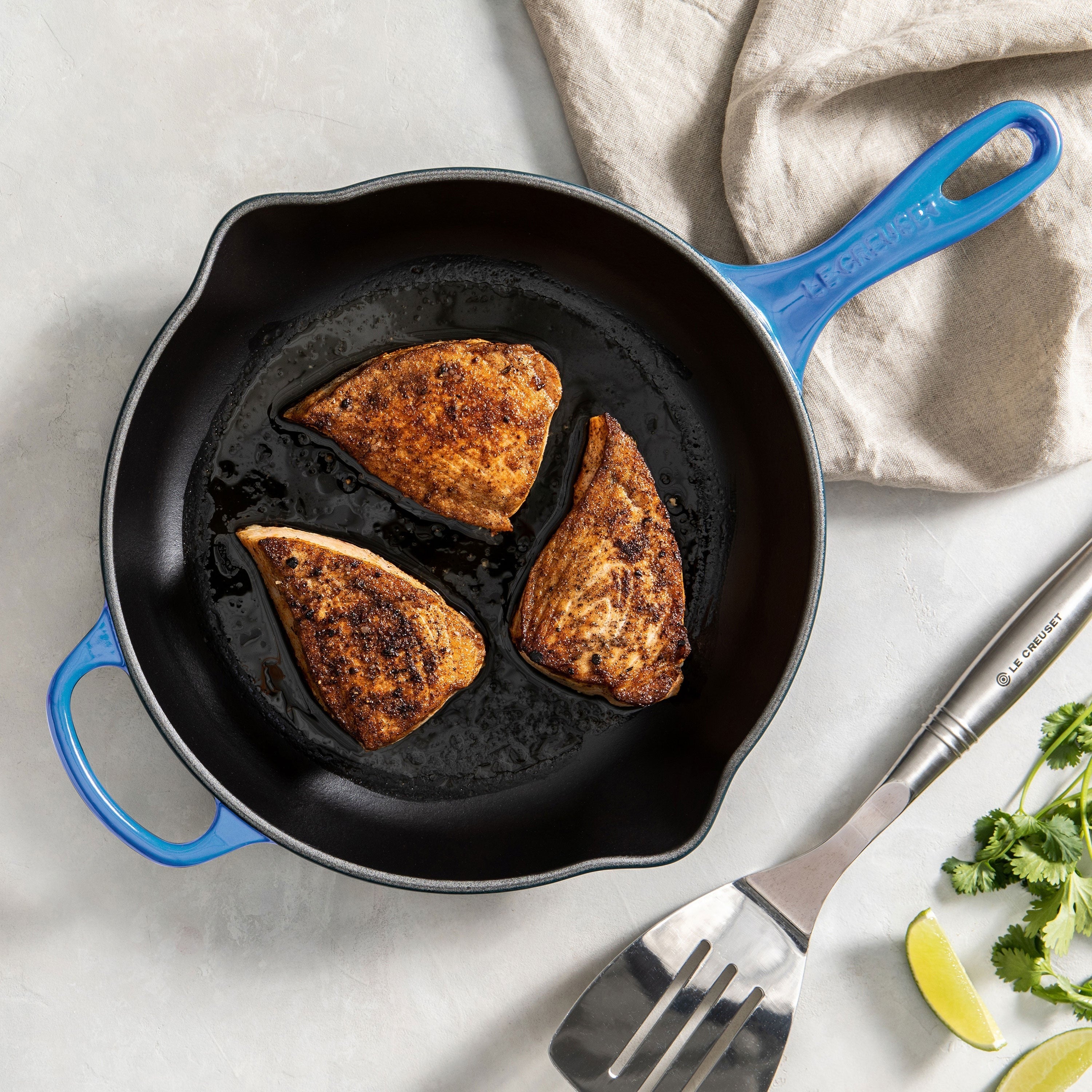 Le Creuset Signature Cast Iron 11.75" Marseille Skillet