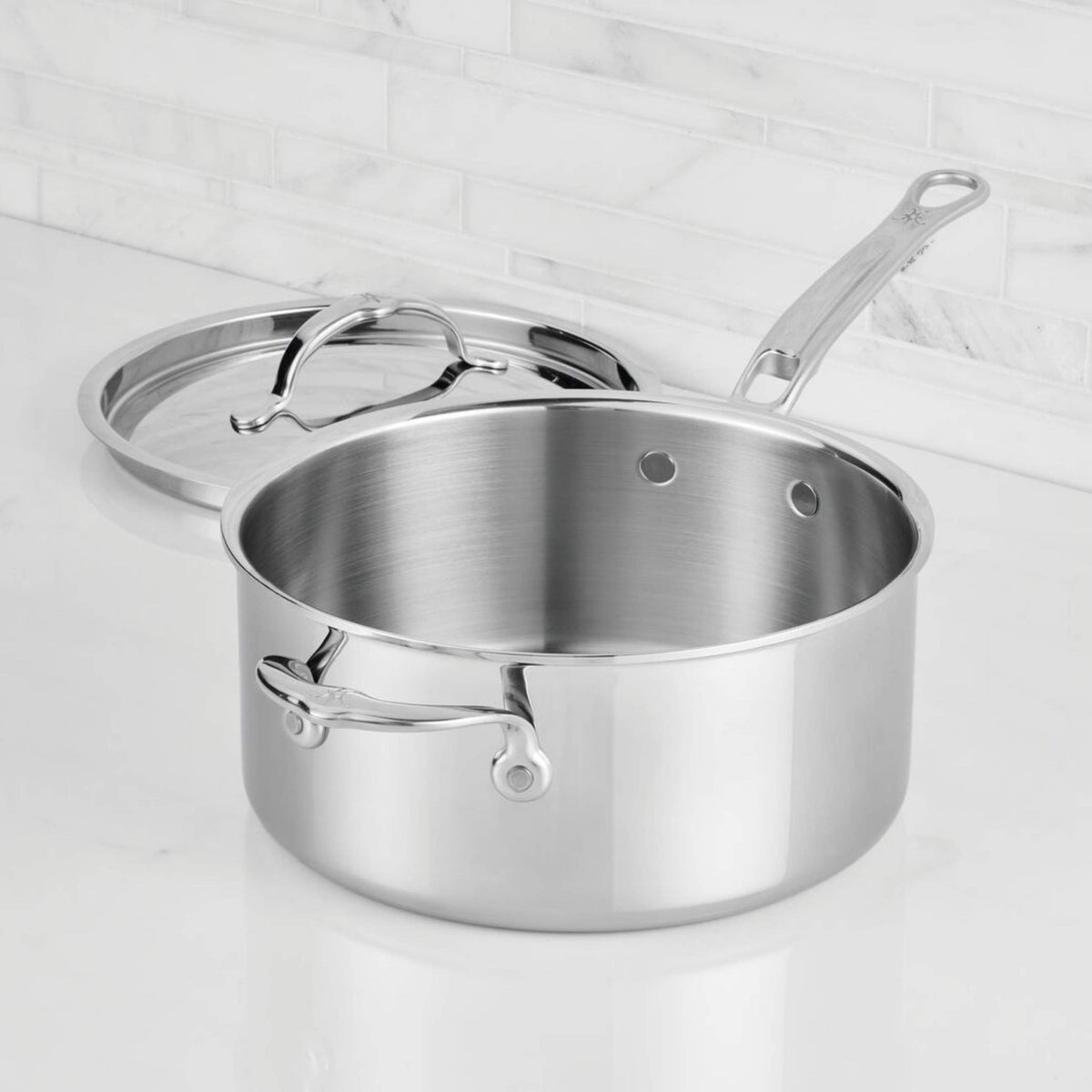 Hestan ProBond Luxe 4-quart Stainless Steel Saucepan