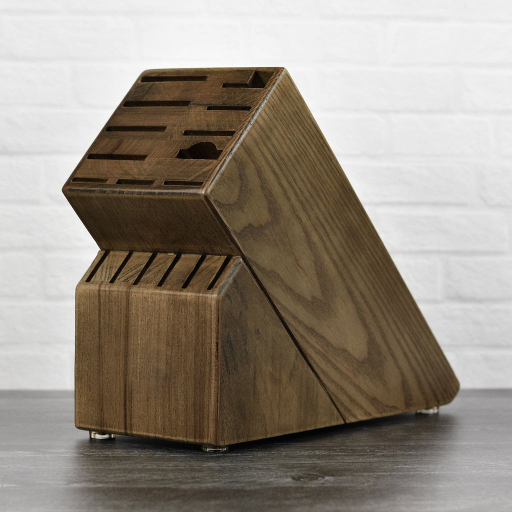 Enso HD 16 Piece Dark Ash Knife Block Set