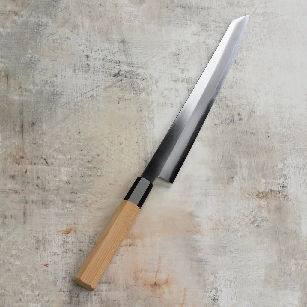 Itsuo Doi Aogami #2 Migaki 10.6" Single-Bevel Kiritsuke Yanagiba