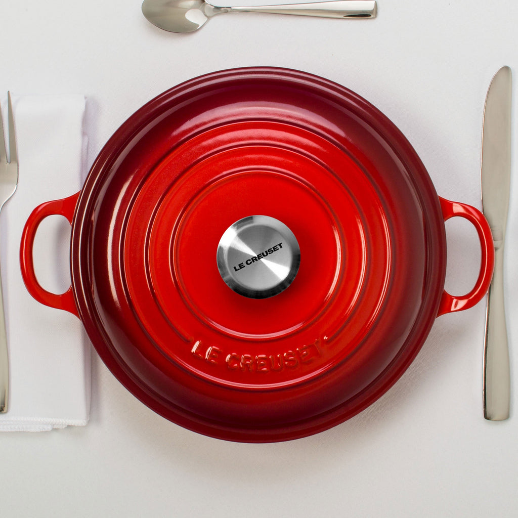 Le Creuset Signature Cast Iron 3.5-quart Cerise Braiser