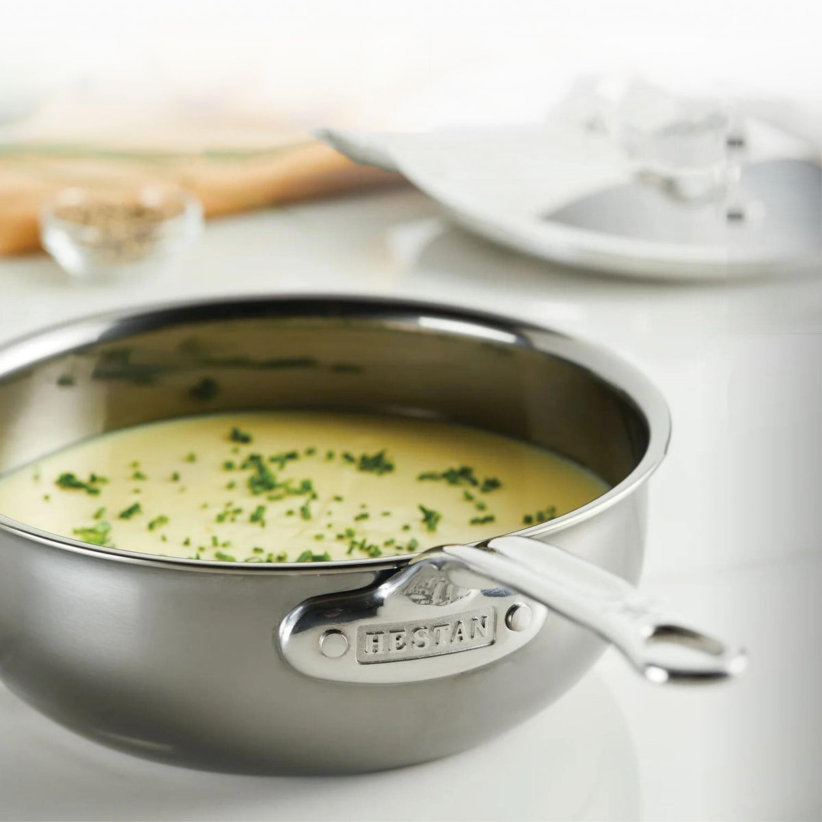 Hestan NanoBond 2-quart Titanium Stainless Steel Saucier