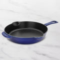 Staub 11" Sapphire Blue Cast Iron Deep Traditional Skillet