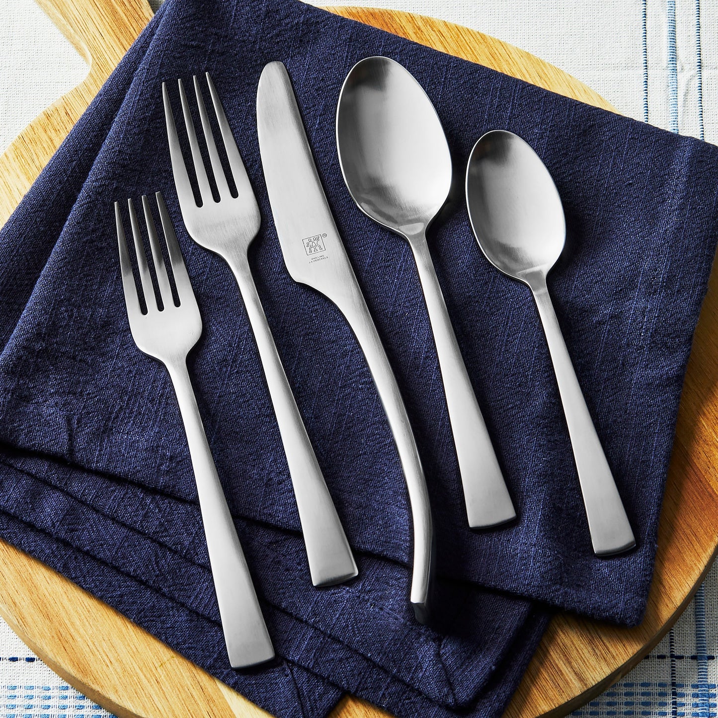 Zwilling Bellasera 45 Piece Stainless Steel Flatware Set, Satin Finish