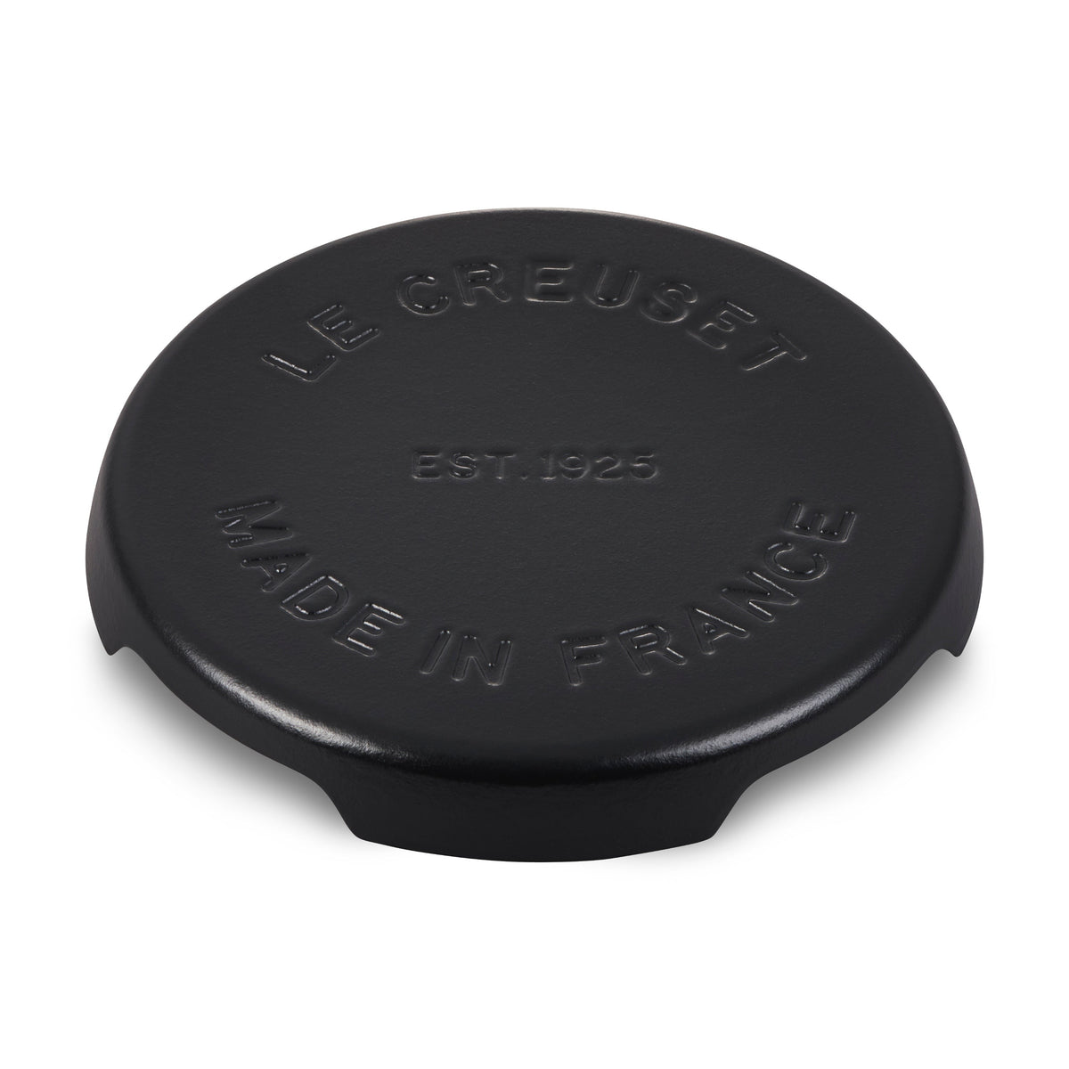 Le Creuset Signature Cast Iron 8.8" Licorice Round Trivet