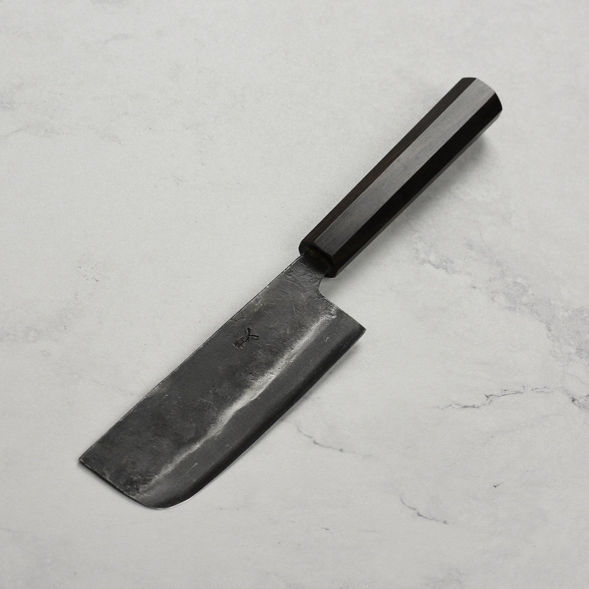 Hatsukokoro Kurogane Aogami #2 Kurouchi 4.7" Ko-Nakiri