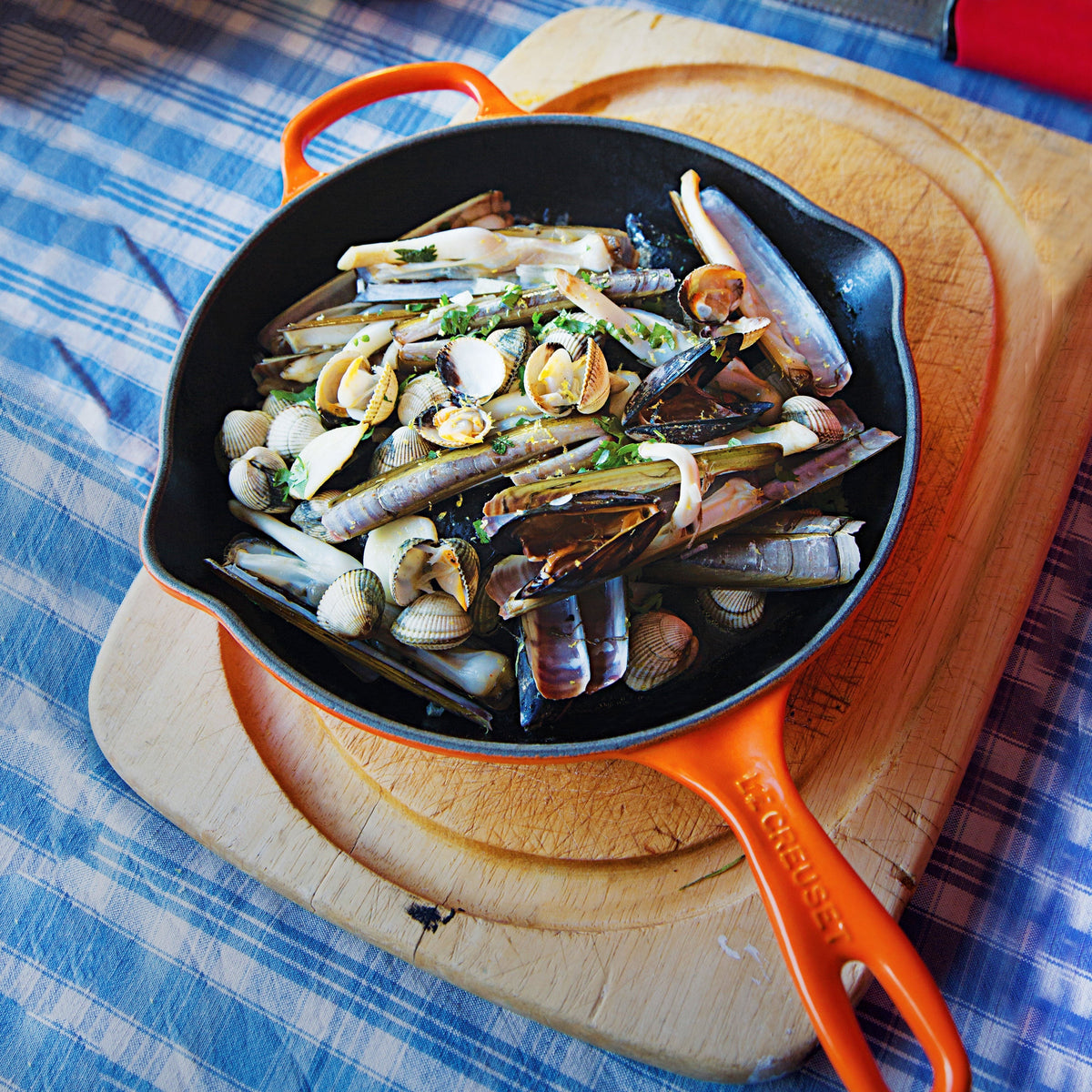 Le Creuset Signature Cast Iron 11.75" Flame Skillet