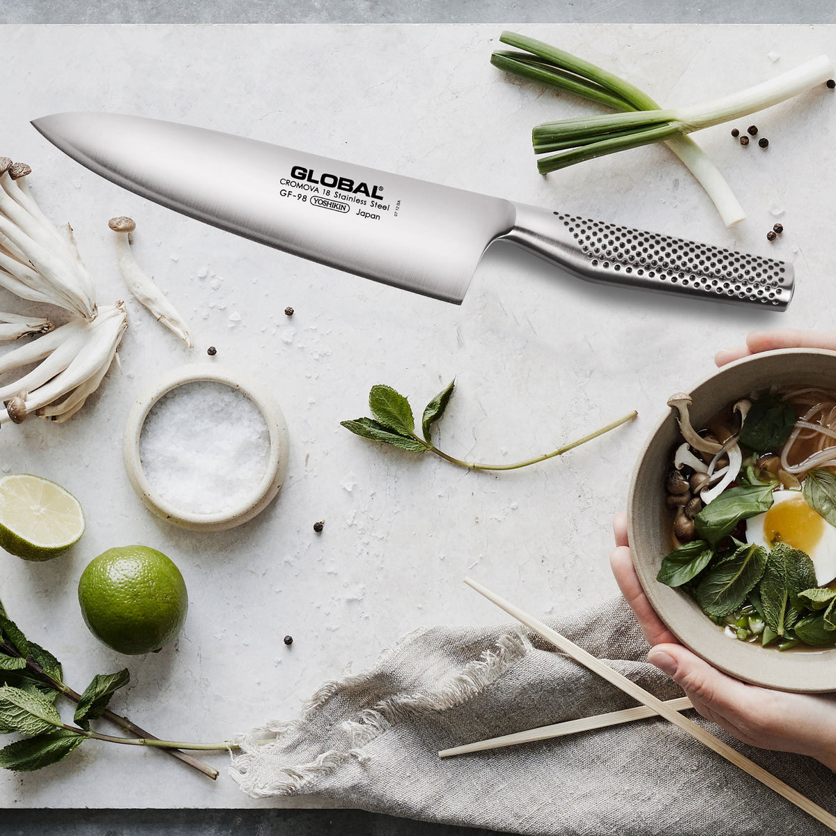 Global Model X Chef's & Paring Knife Set