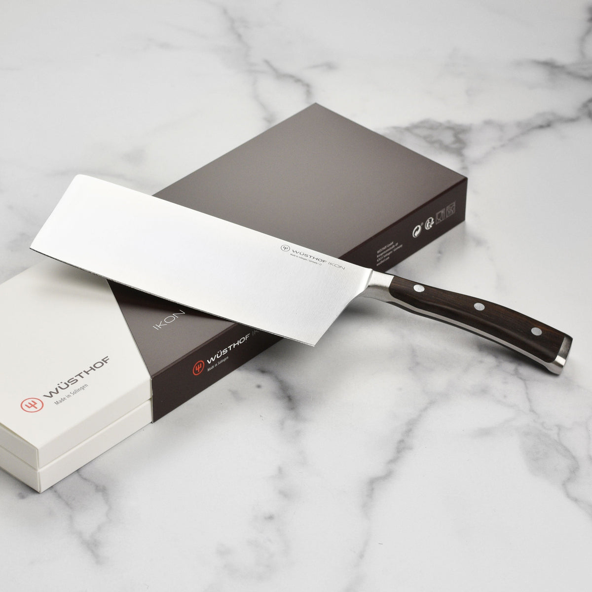 Wusthof Ikon Blackwood 7" Chinese Chef's Knife