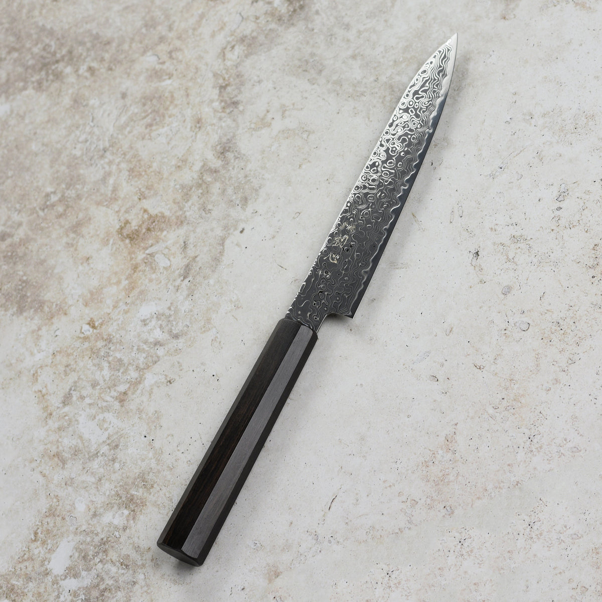 Hatsukokoro Ryuhyo SG2 Kurozome Damascus 5.9" Petty
