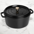 Staub 13.25-quart Matte Black Round Dutch Oven