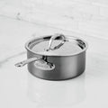 Hestan NanoBond 2-quart Titanium Stainless Steel Saucepan