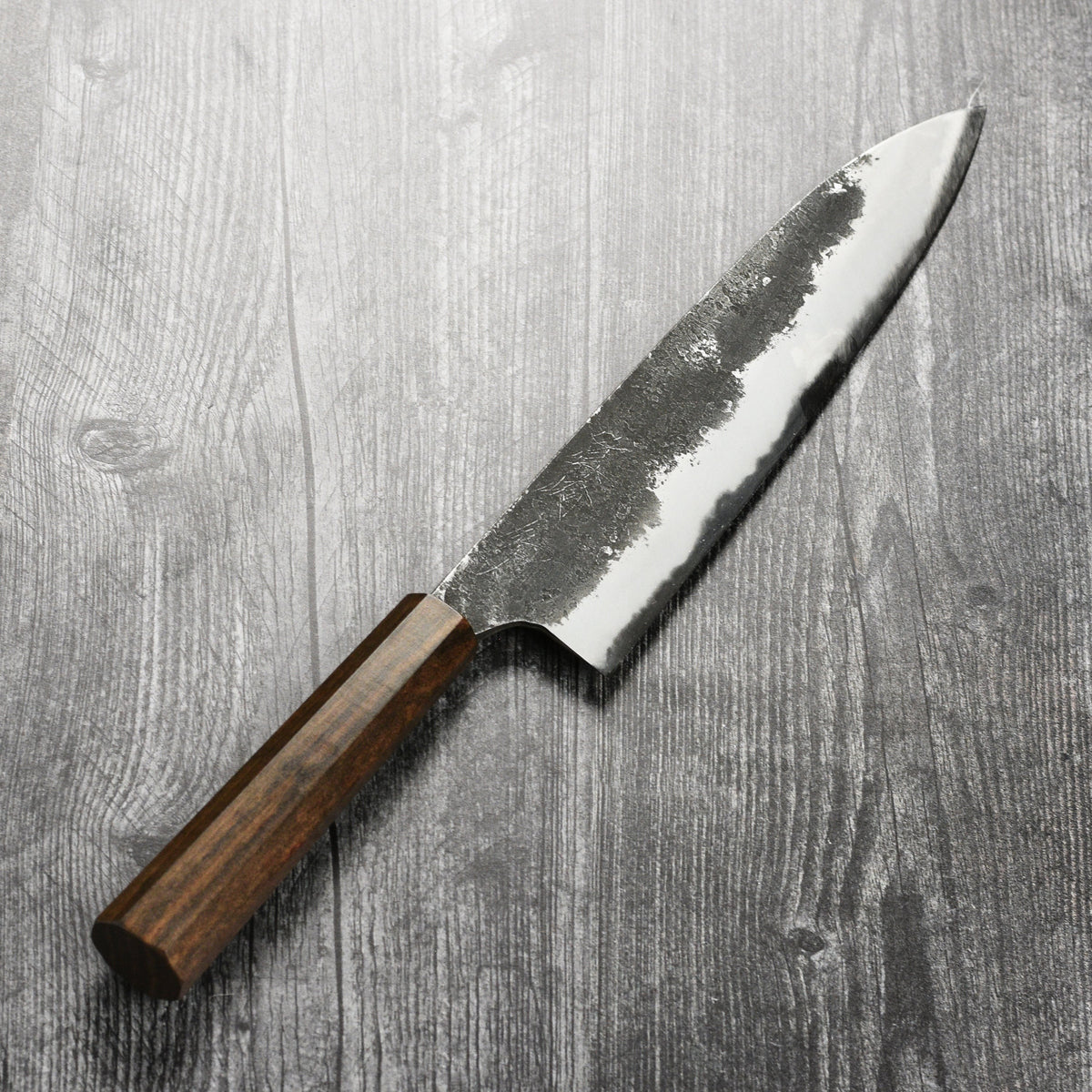 Mazaki Shirogami #2 Kurouchi Nashiji 9.4" Gyuto