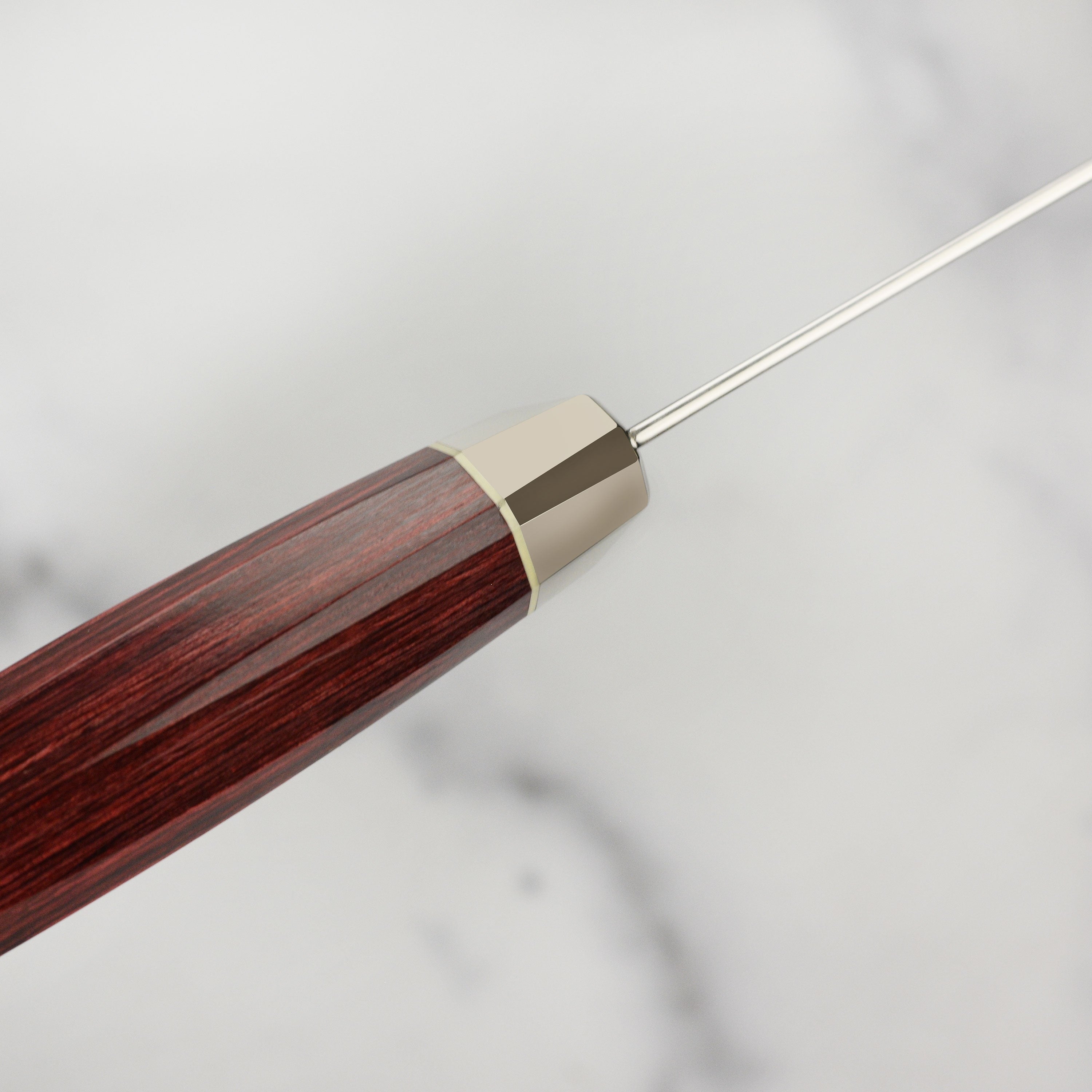 Zanmai Revolution SG2 9" Kiritsuke with Red Pakkawood Handle
