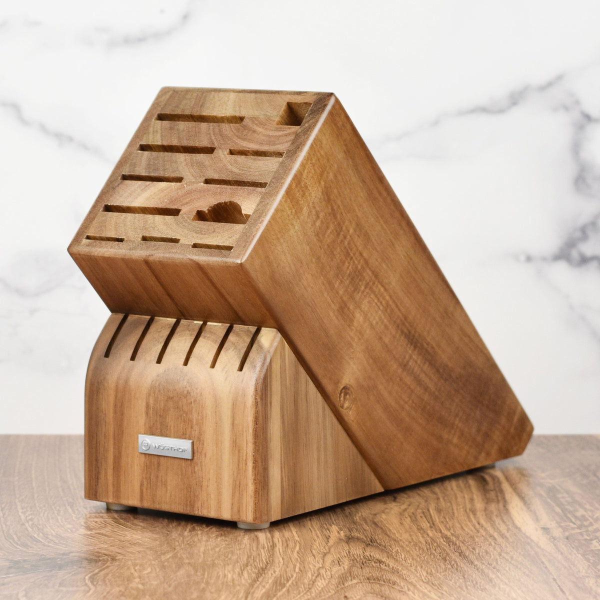 Wusthof Classic Ikon Creme 10 Piece Acacia Knife Block Set