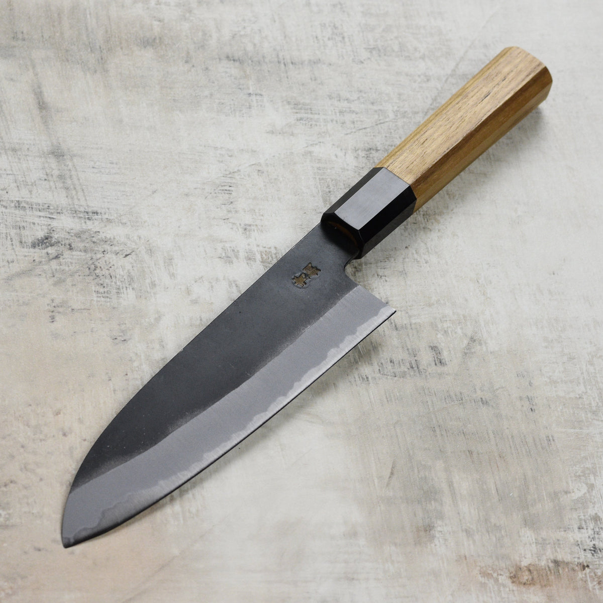 Hatsukokoro Aosagi Aogami #2 Kurouchi 7" Santoku