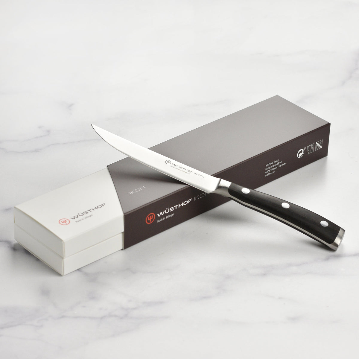 Wusthof Ikon Blackwood 4.5" Steak Knife