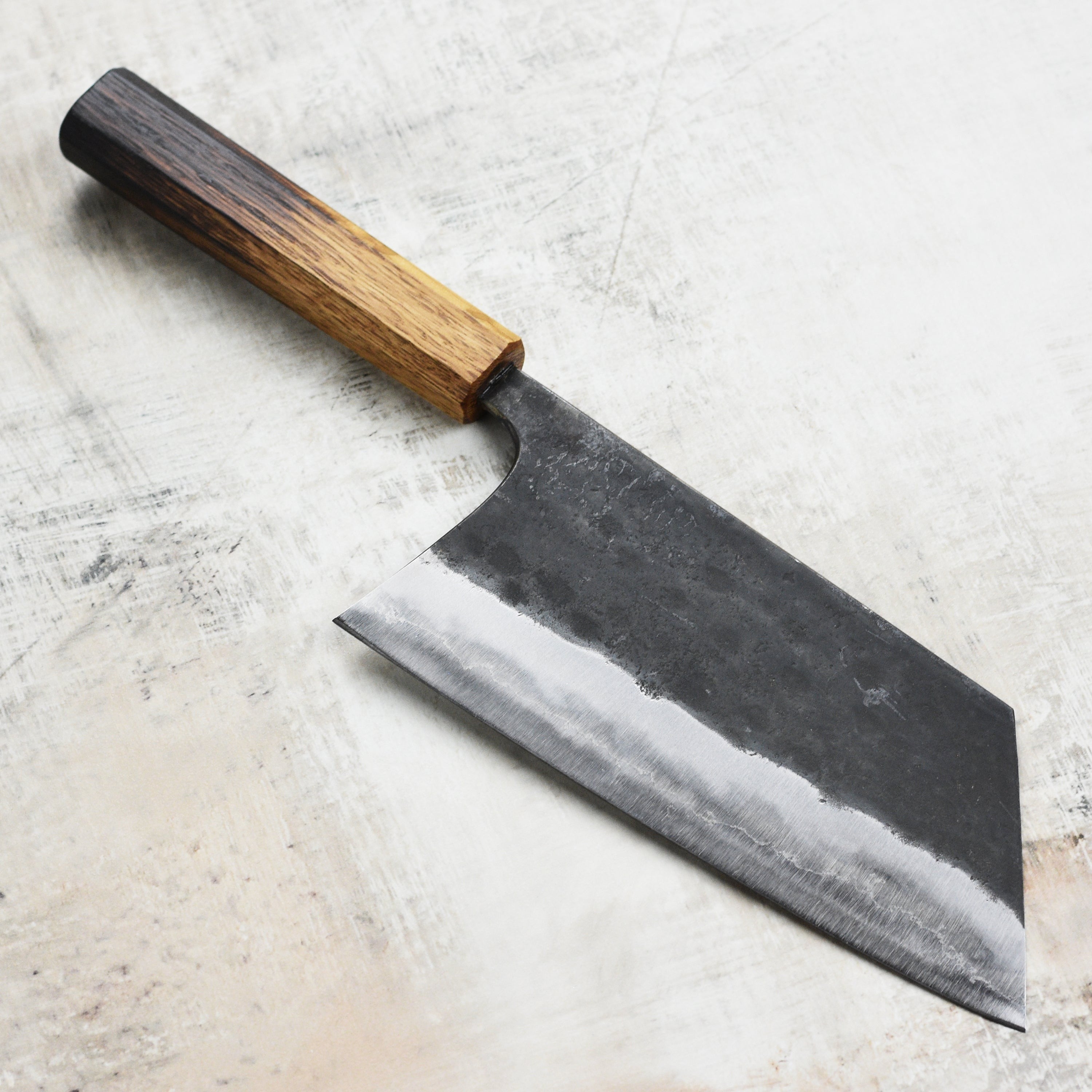 Matsubara Shirogami #1 Kurouchi Stainless Clad 7.5" Kiri Cleaver