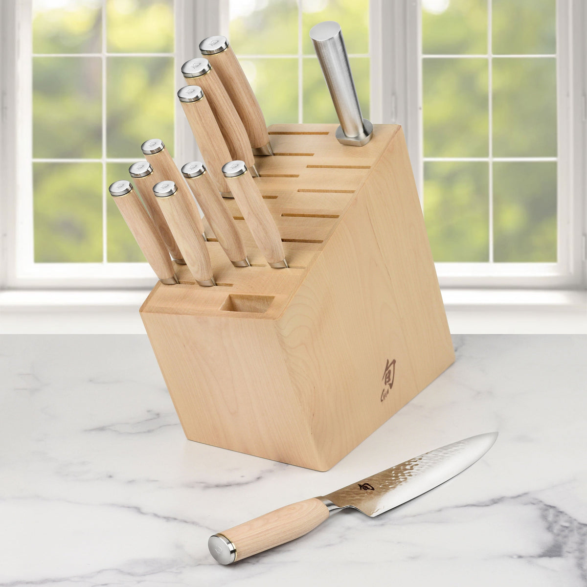 Shun Premier Blonde 12 Piece Knife Block Set