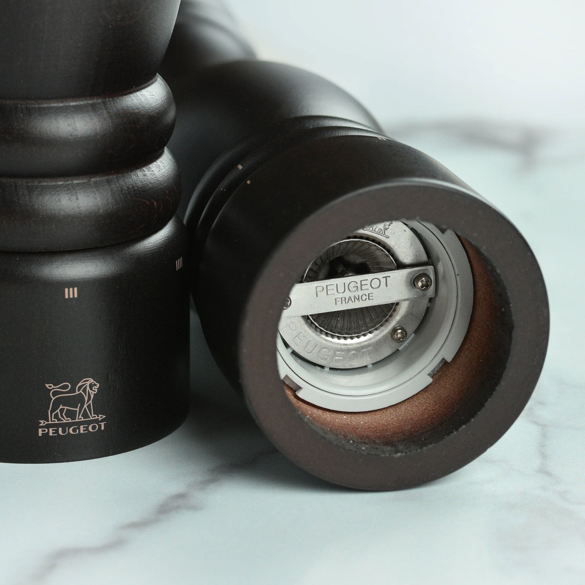 Peugeot Paris Chocolate 12" u'Select Salt & Pepper Mill Set