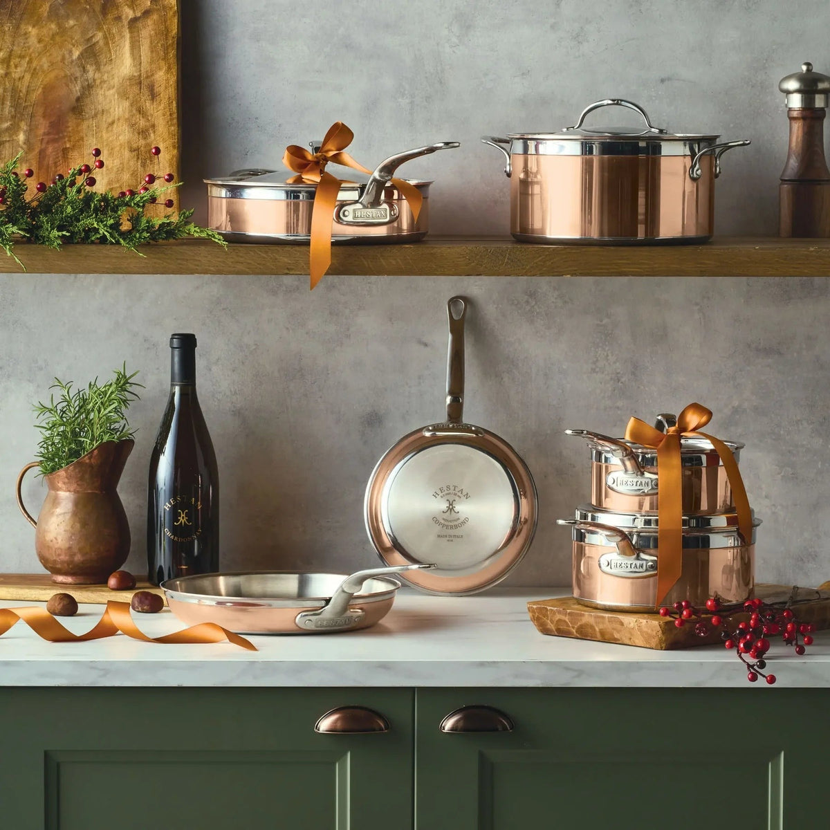Hestan CopperBond 10 Piece Induction Copper Cookware Set