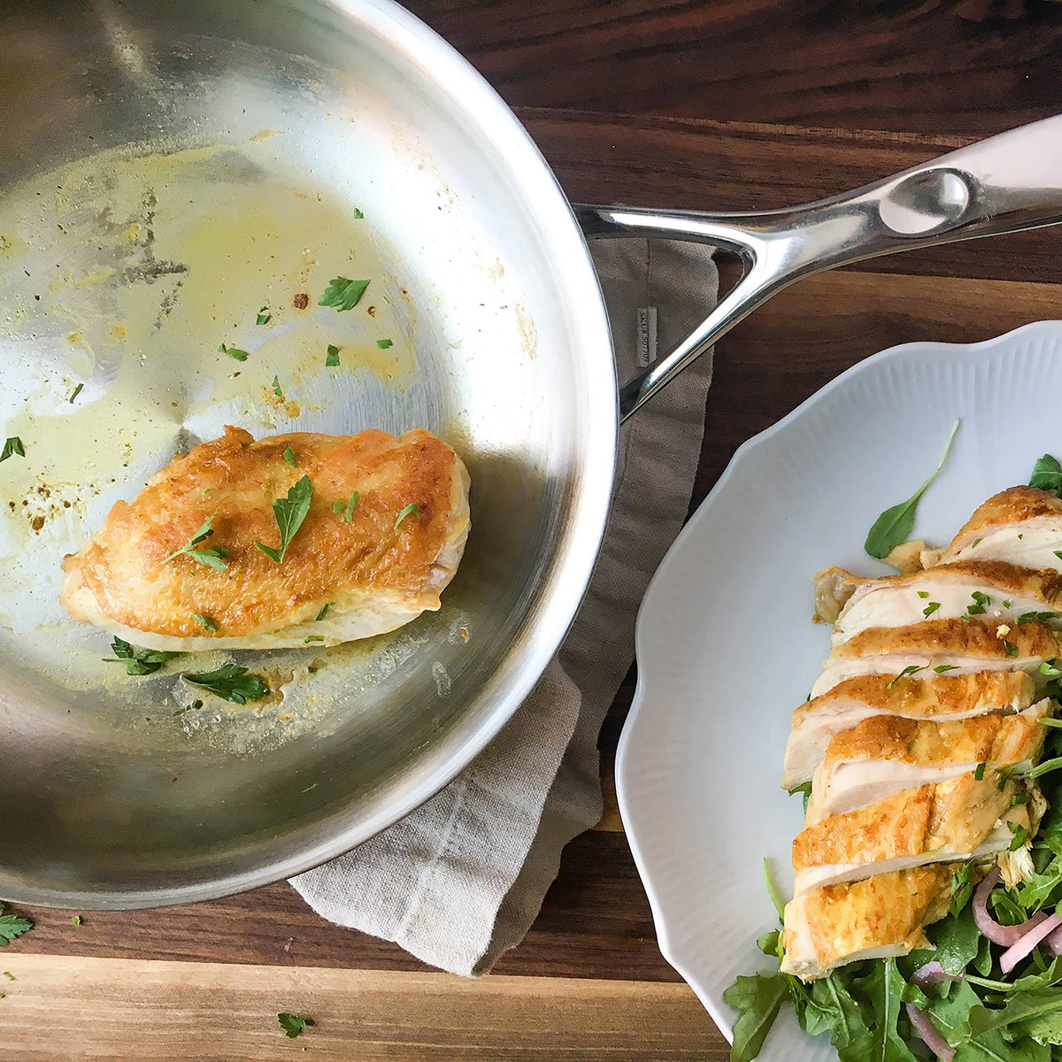 Demeyere Proline 11" Stainless Steel Fry Pan
