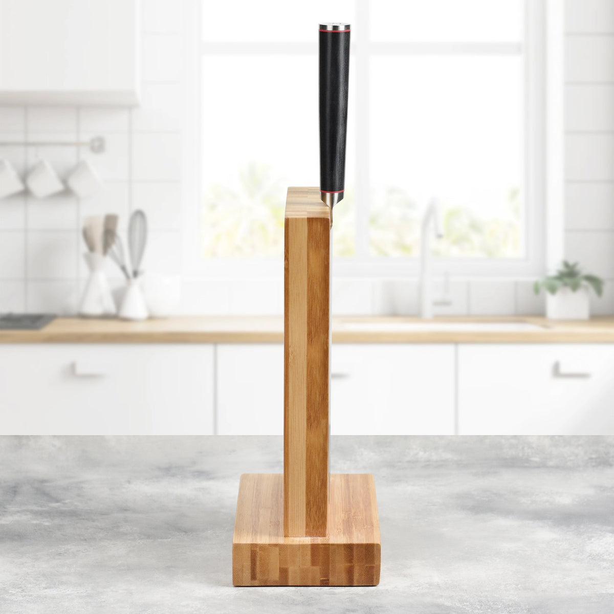 Miyabi Bamboo Magnetic Knife Stand