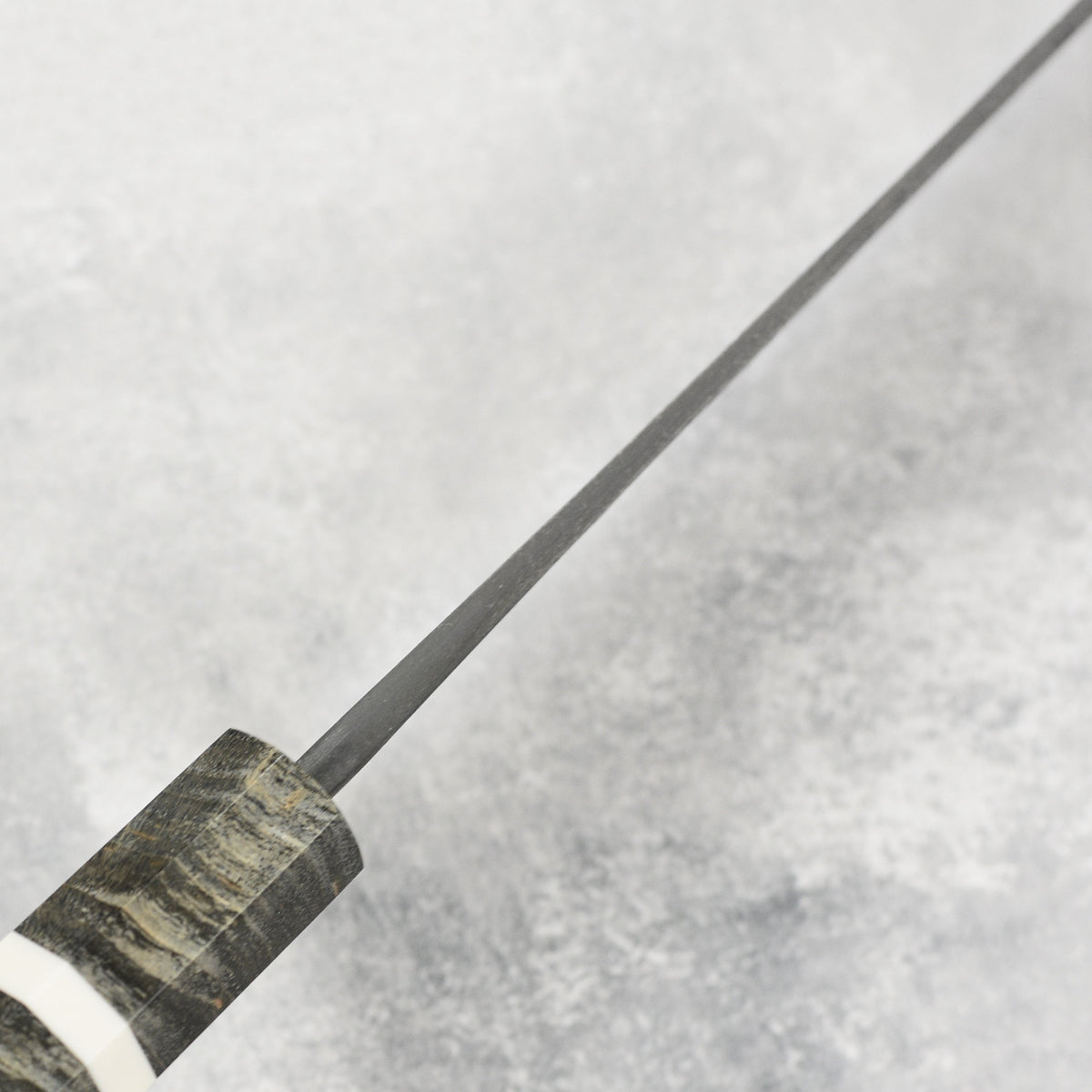 Hatsukokoro Shinkiro Aogami Super Kurouchi Damascus 9.4" Gyuto, Stabilized Birch