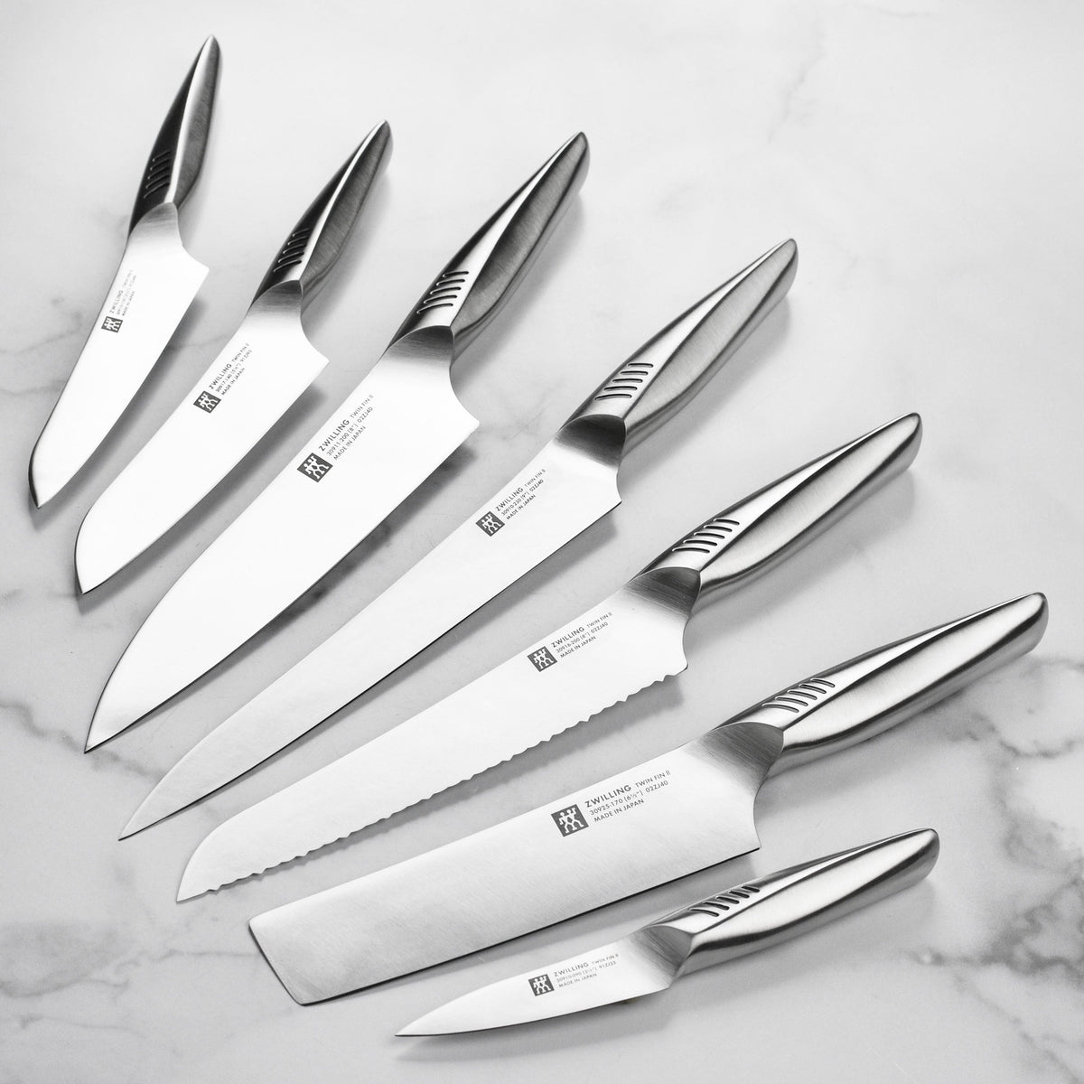 Zwilling Twin Fin II 8 Piece Magnetic Knife Block Set