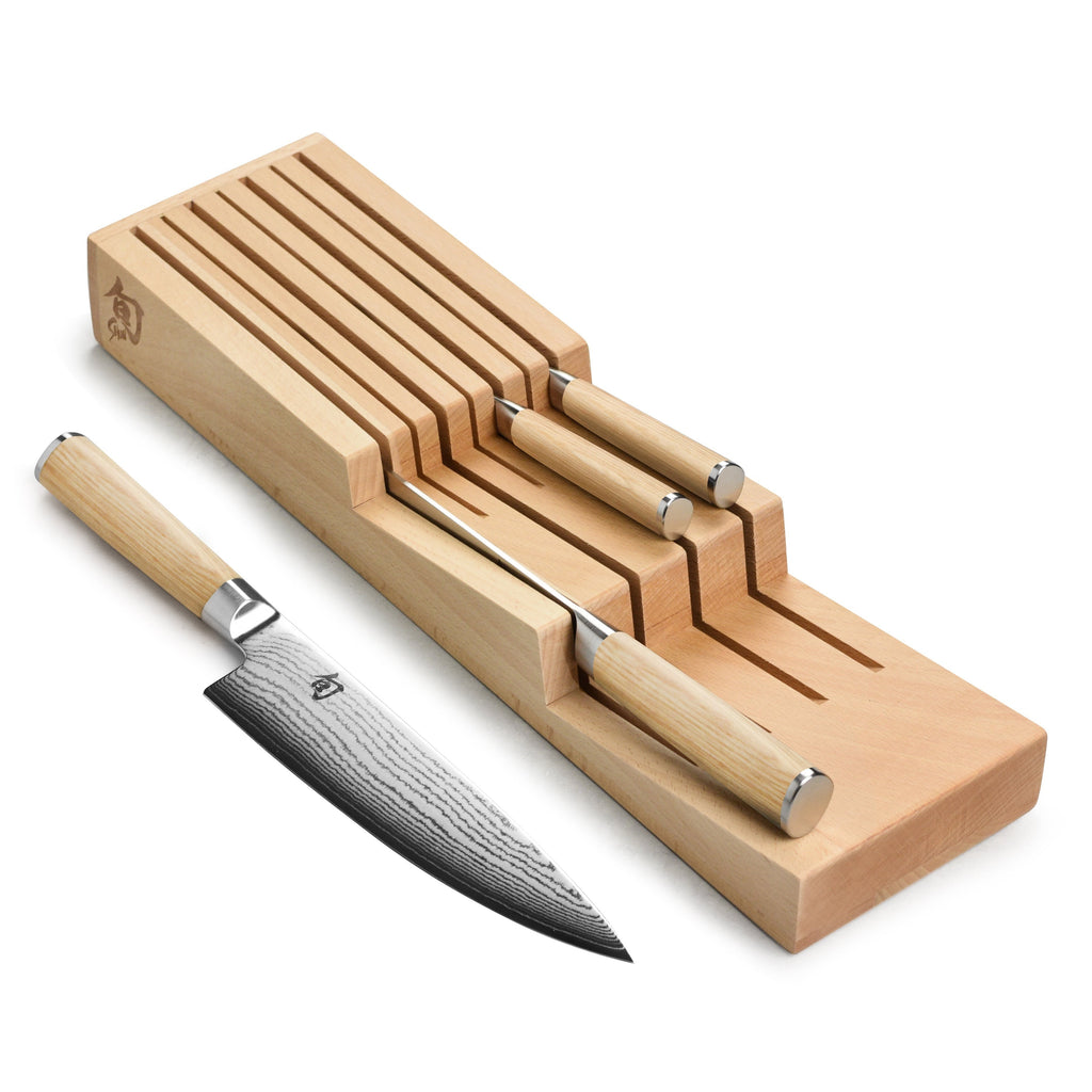 Shun Classic Blonde 5 Piece In-Drawer Knife Set