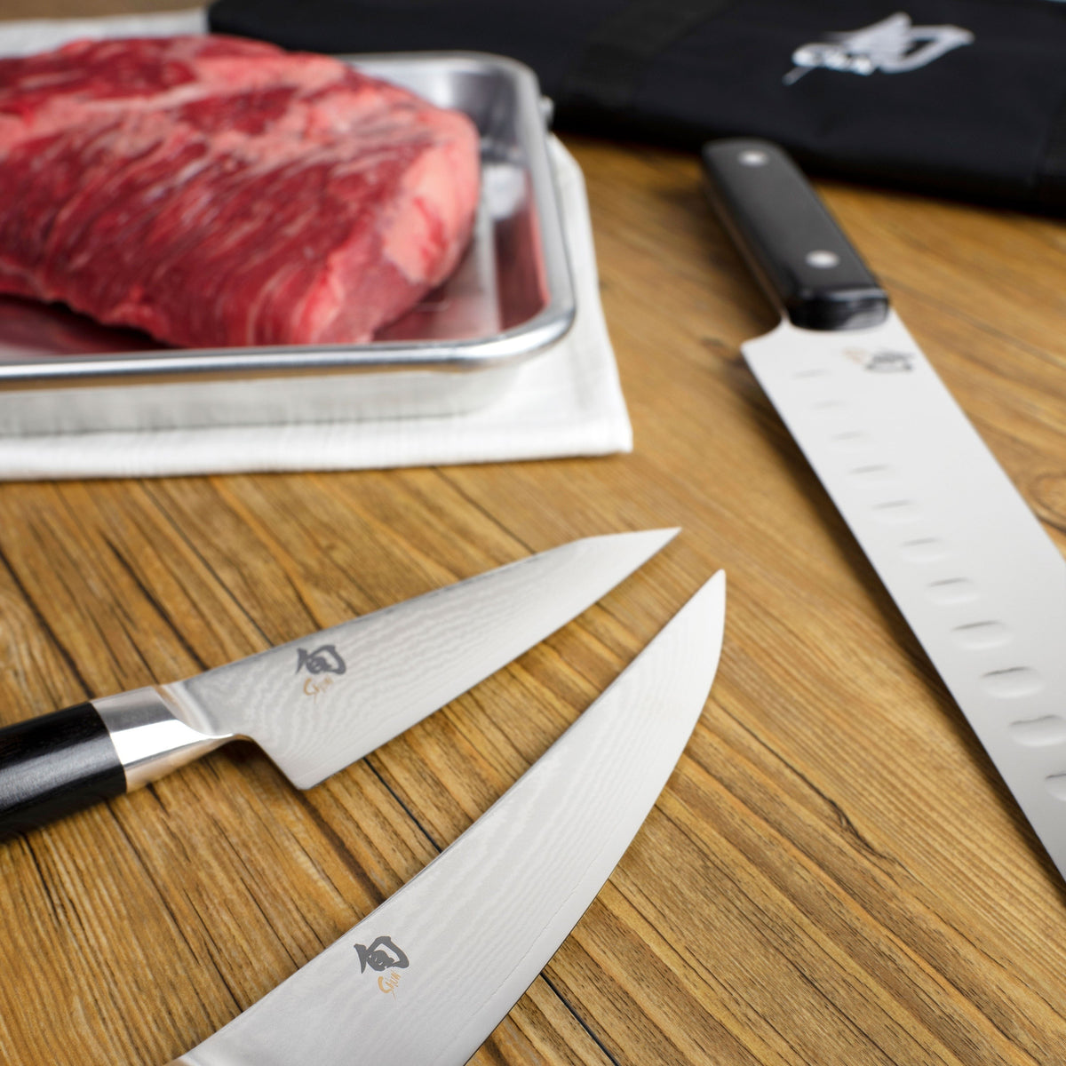 Shun Classic 4 Piece BBQ Knife Set